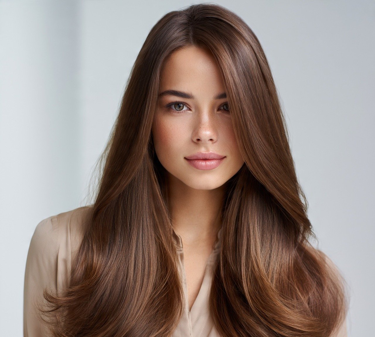 Sleek Blowout Long Hairstyle