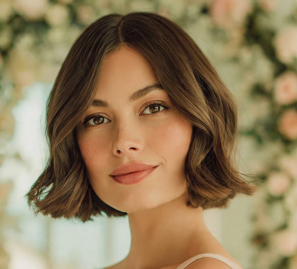 Sleek Bob with Soft Waves
