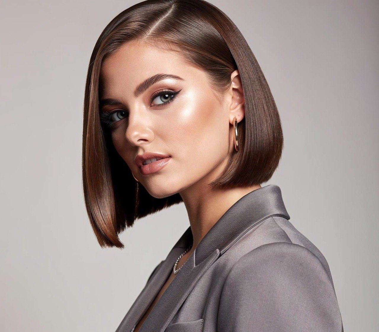 Sleek Chin Length Lob