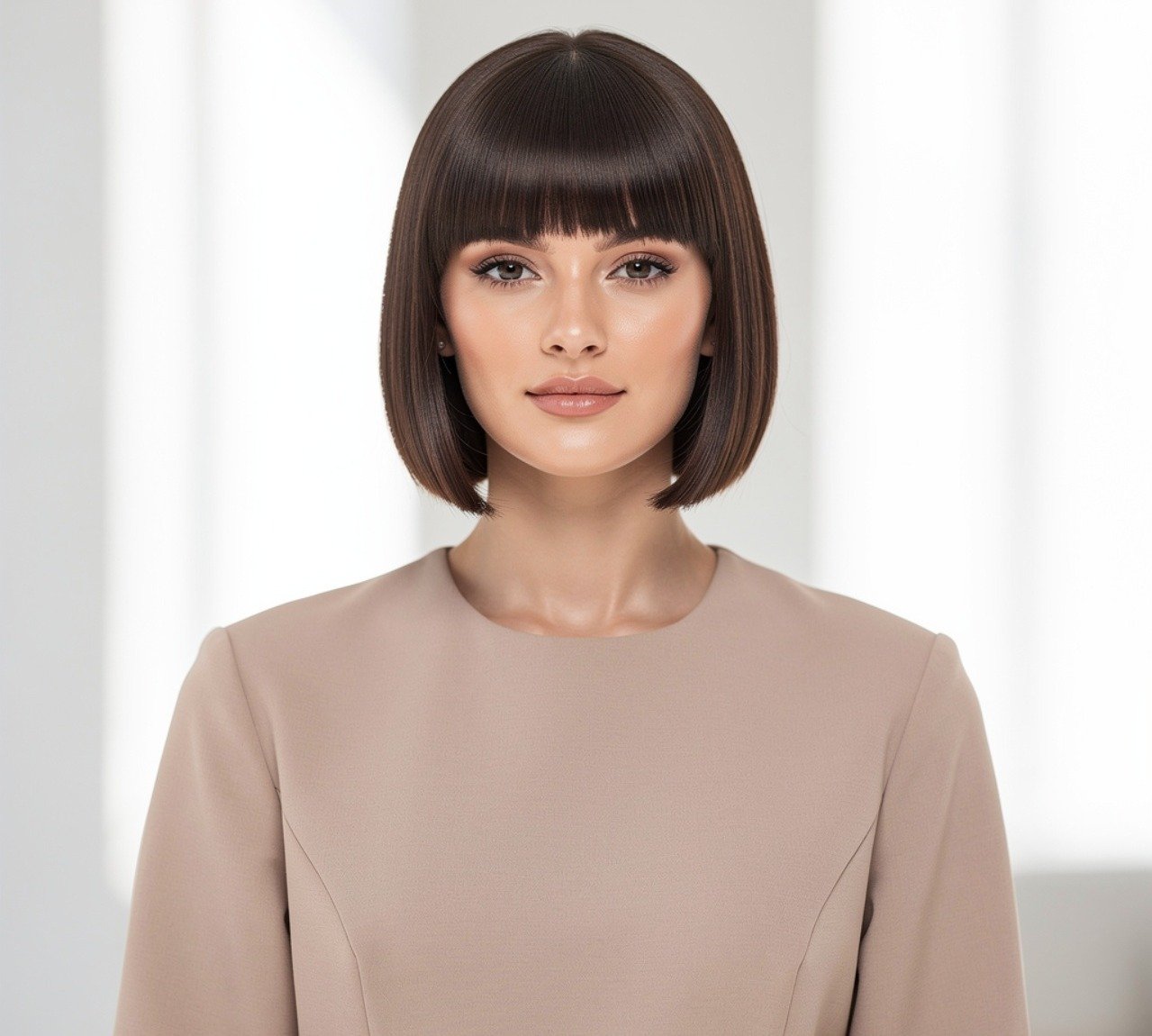 15 Trending Straight Short Hairstyles to Try This Year 10 Sleek Ear Length Bob Straight Short Hairstyle