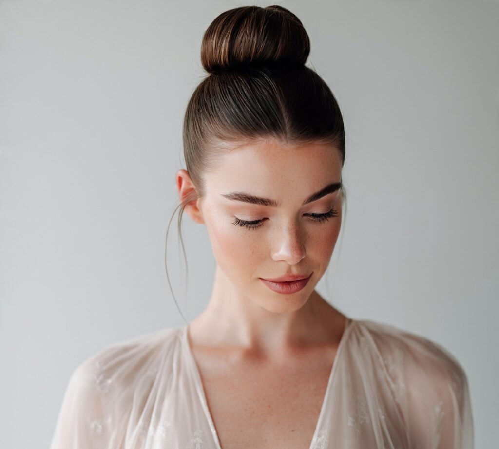 Sleek High Bun cropped