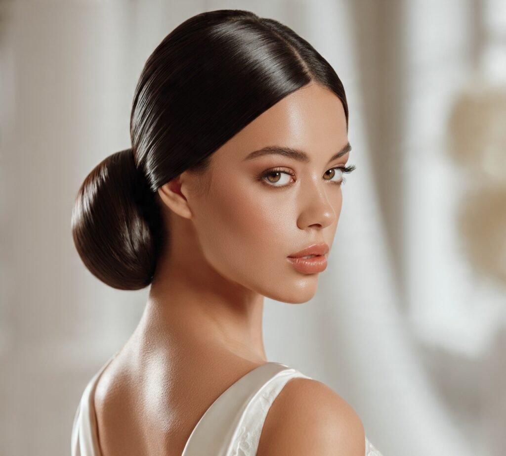 Sleek Low Bun cropped