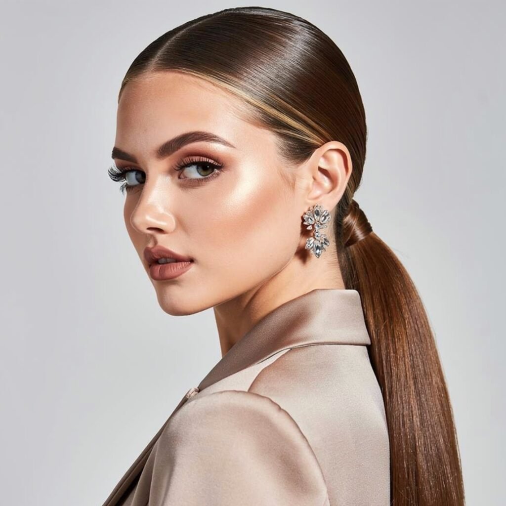 Sleek Low Ponytail 2