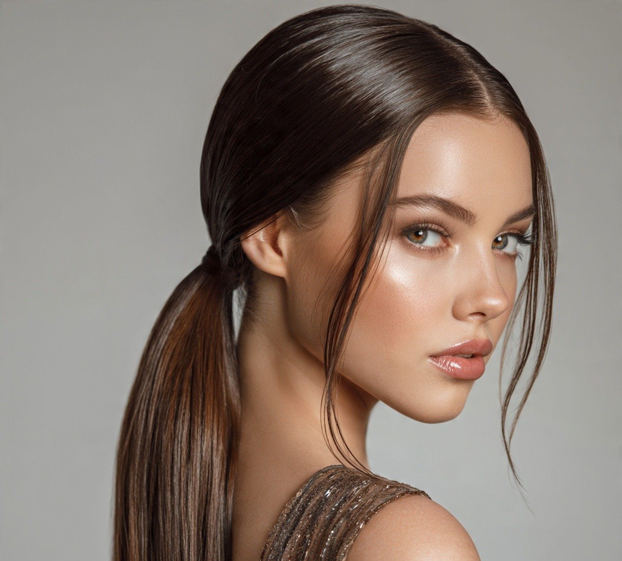 13 Trendy Prom Hairstyles For Long Hair to Make a Statement 3 Sleek Low Ponytail Prom Hairstyles For Long Hair