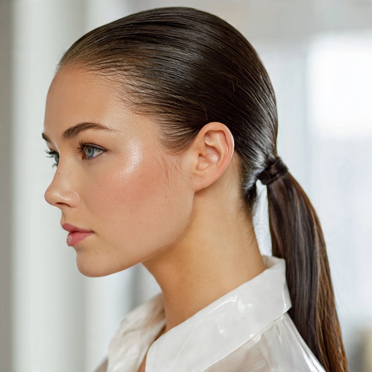 15 Trending Simple Hairstyles for Long Hair That Look Effortlessly Chic 3 Sleek Low Ponytail