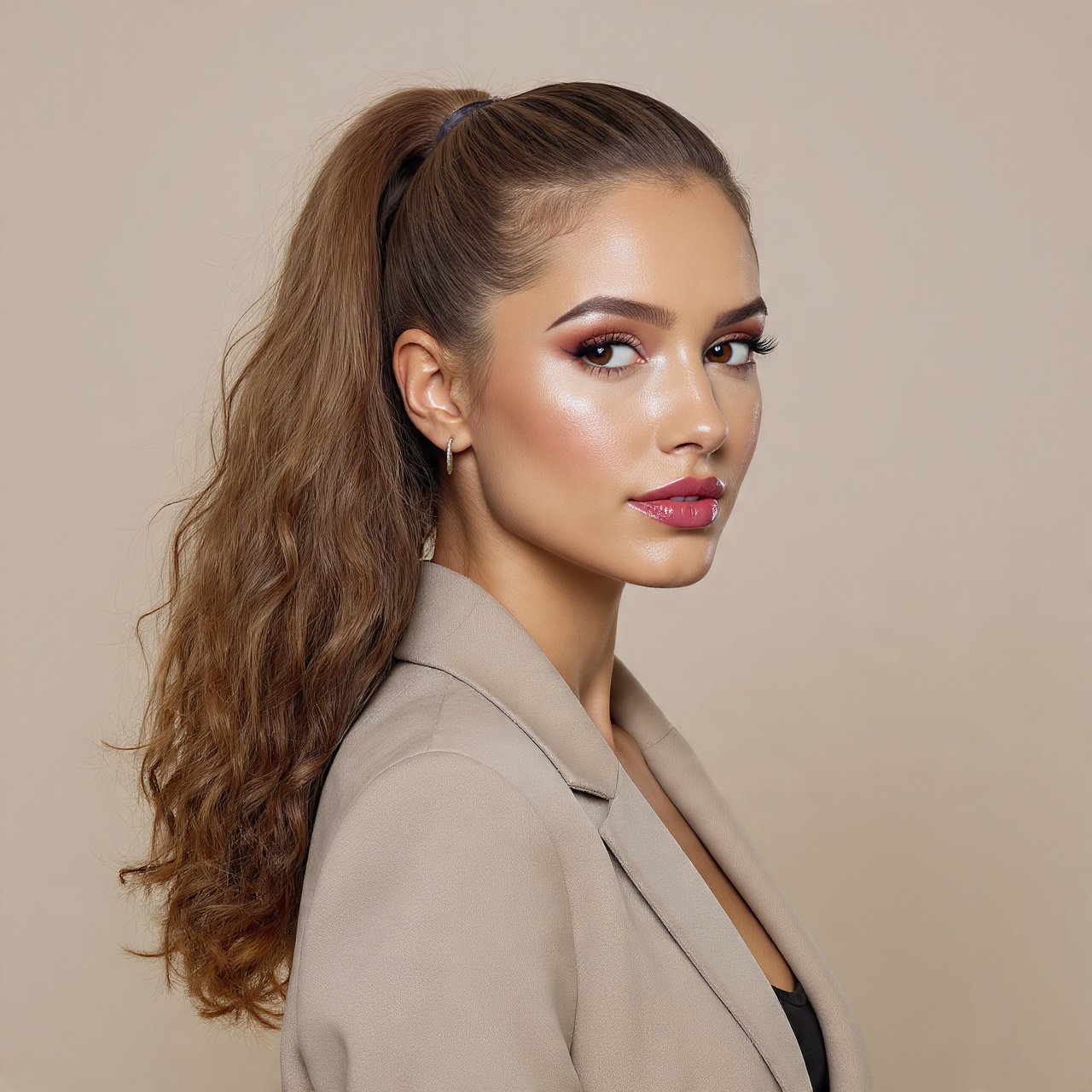 Trending Slick Back Hairstyles Natural Hair: 13 Gorgeous Looks to Inspire Your Next Salon Visit 11 Sleek Natural Hair High Ponytail Hairstyle