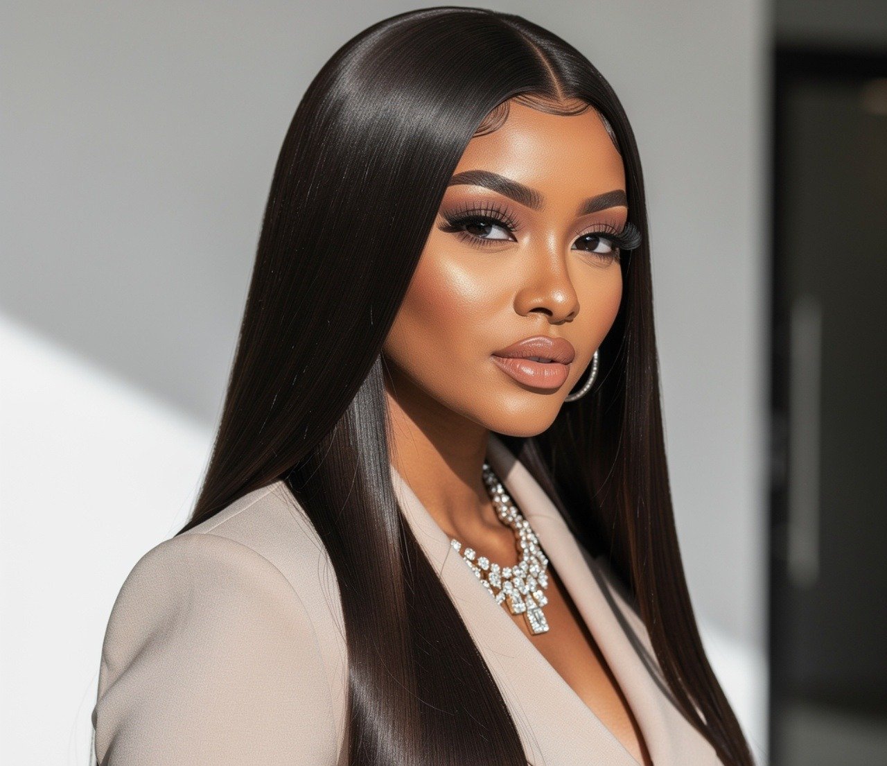 15 Modern Quick Weave Hairstyles Middle Part You'll Want to Recreate 2 Sleek Straight Quick Weave Hairstyles Middle Part for Oval Face