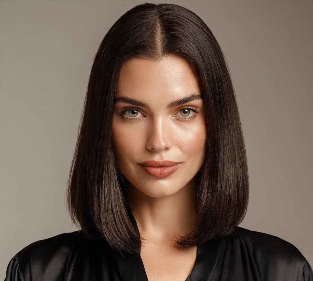Sleek and Polished Long Bob Haircut
