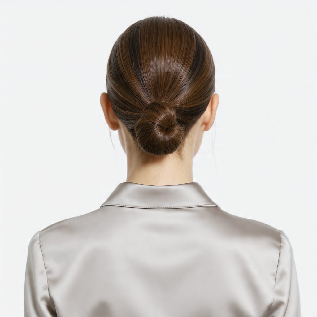 16 Trending Slick Back Hairstyles Women Are Obsessed With 13 Slick Back Chignon Hairstyles