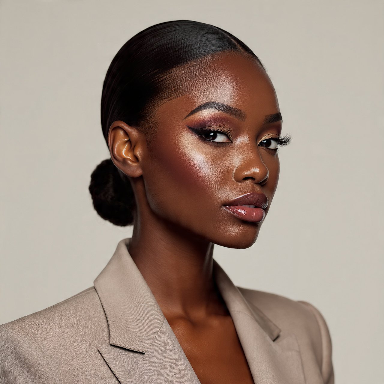 Trending Slick Back Hairstyles Natural Hair: 13 Gorgeous Looks to Inspire Your Next Salon Visit 4 Slick Back Natural Hair With Baby Hairs Hairstyle 1