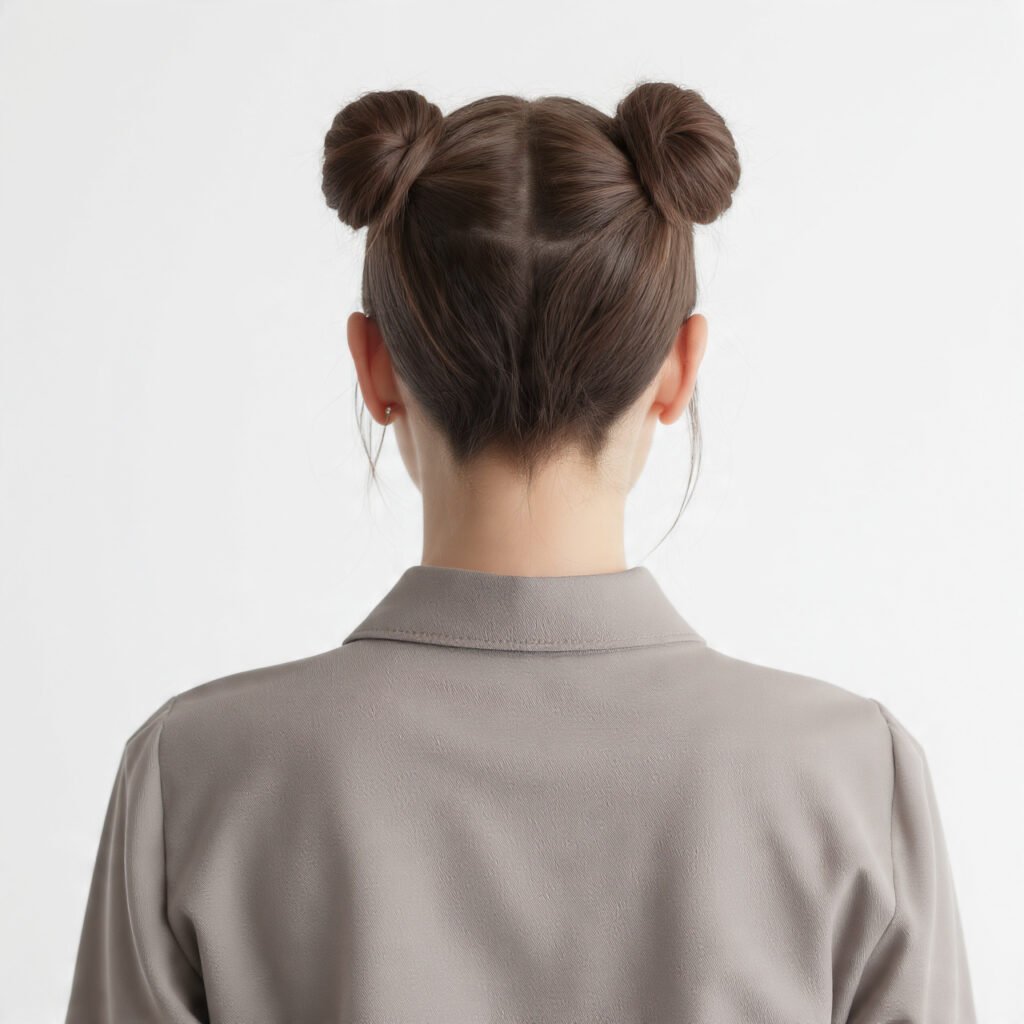 16 Trending Slick Back Hairstyles Women Are Obsessed With 5 Slick Back Space Buns Hairstyles