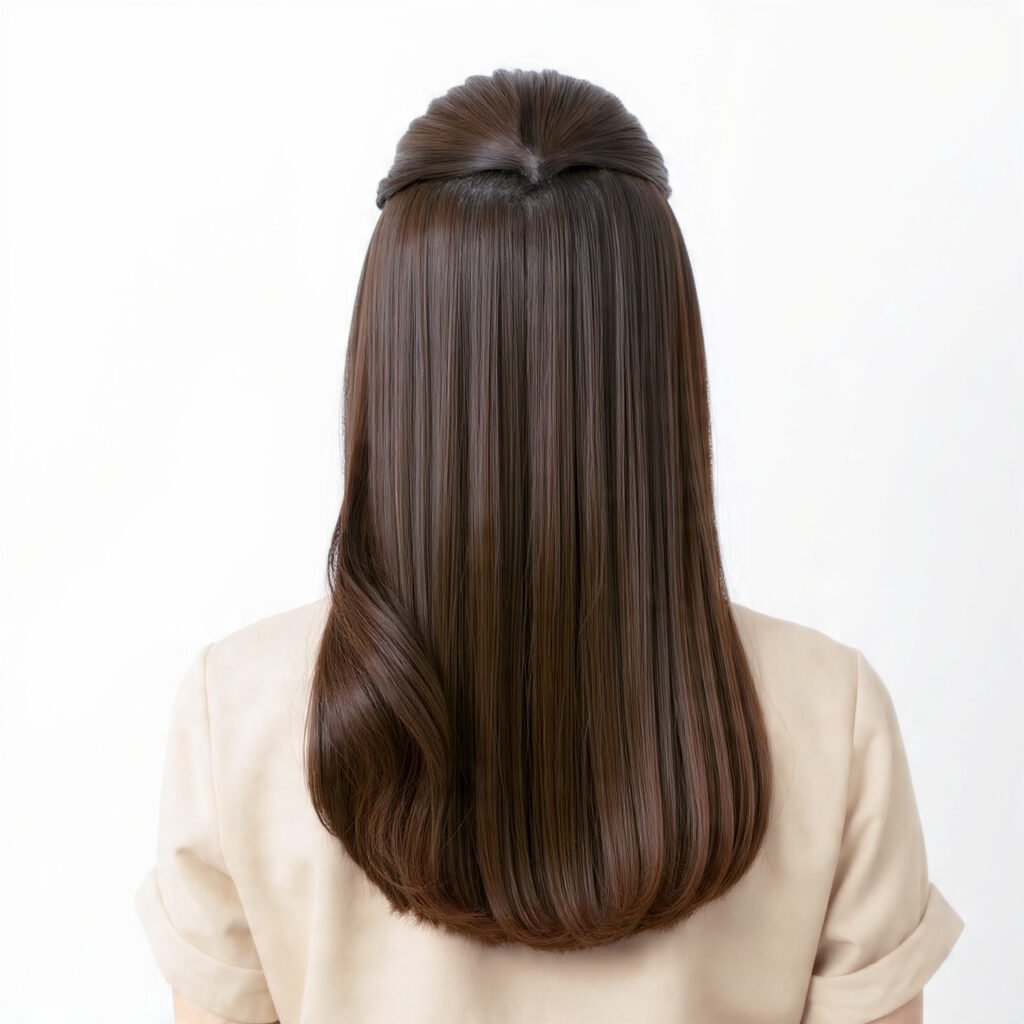16 Trending Slick Back Hairstyles Women Are Obsessed With 14 Slick Back with Curtain Bangs Hairstyles