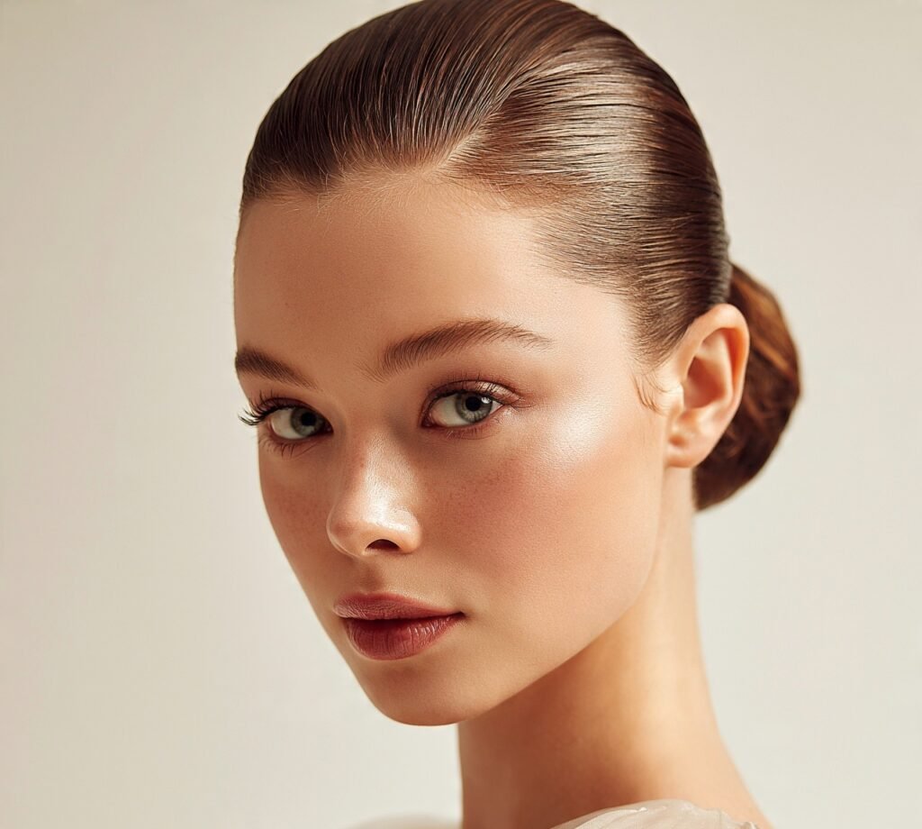 Slicked Back Bun cropped 1