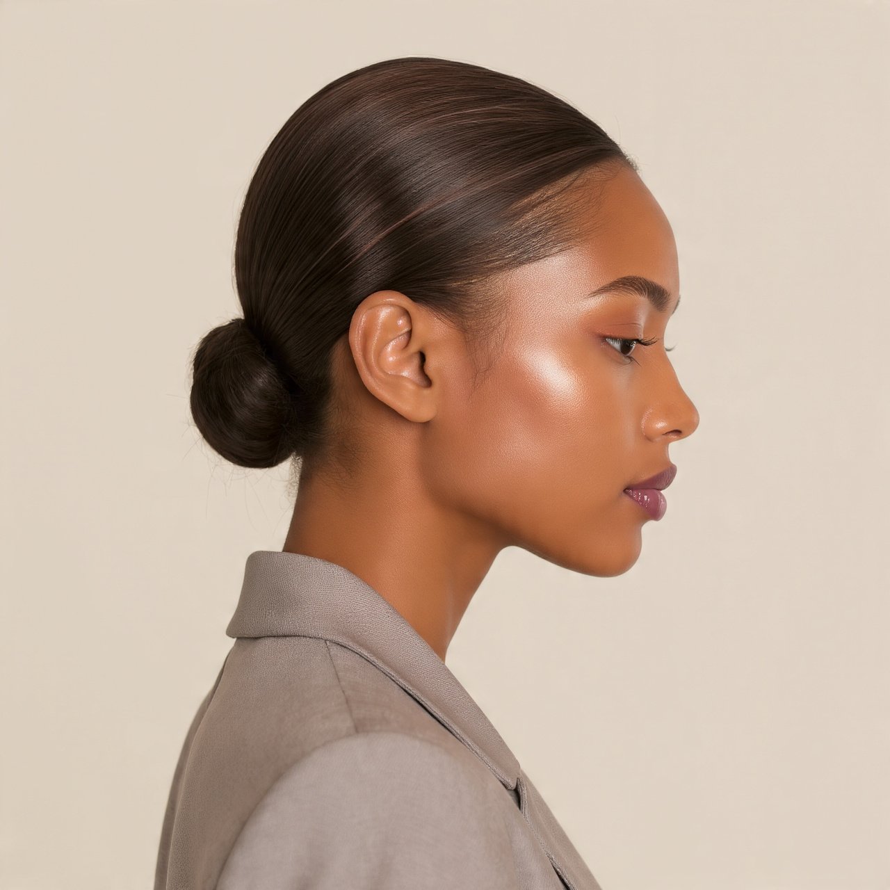 Trending Slick Back Hairstyles Natural Hair: 13 Gorgeous Looks to Inspire Your Next Salon Visit 5 Slicked Back Natural Hair Bun Hairstyle