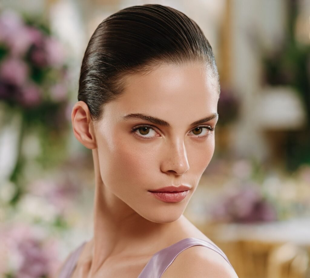 Slicked Back Sleek Style cropped