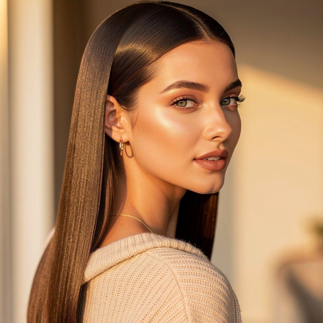 15 Trending Simple Elegant Hairstyles for Everyday and Special Events 9 Smooth Straight Hair