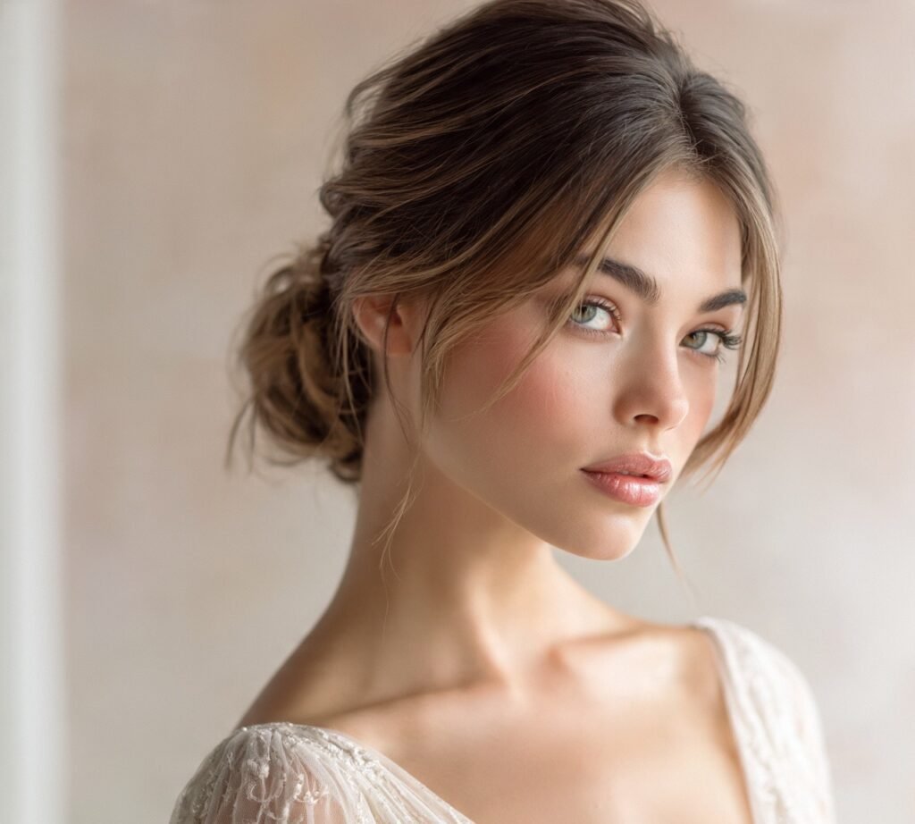 Soft Chignon Bun cropped