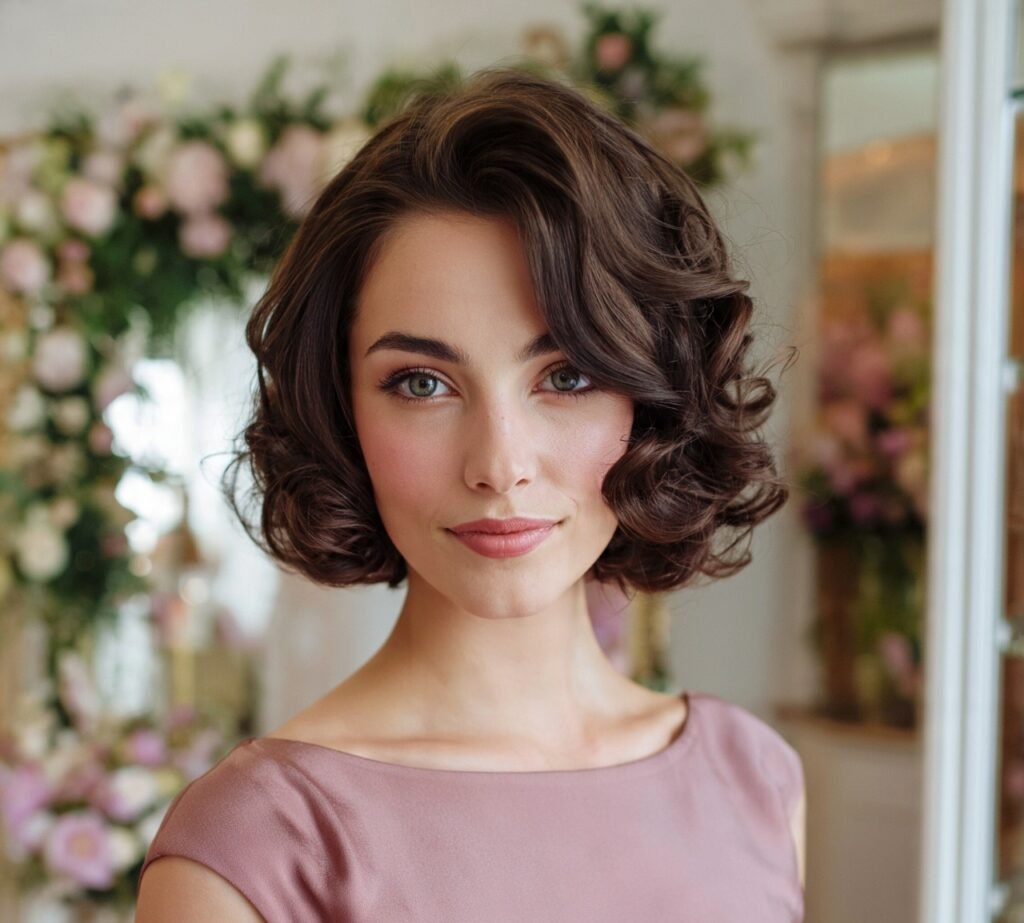 13 Stunning Wedding Hairstyles for Bridesmaids (With Styling Tips) 13 Soft Curled Bob