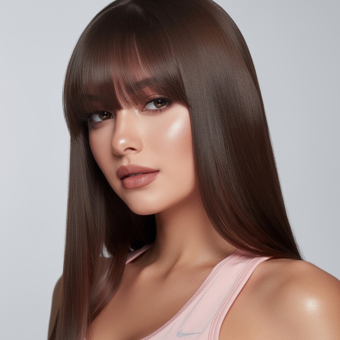 15 Cute Simple Hairstyles That Are Easy and Stylish 15 Soft Curtain Bangs with Straight Hair