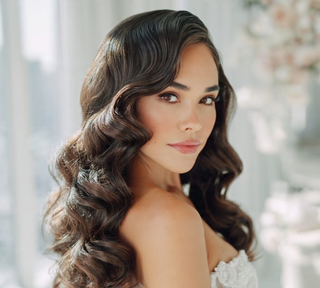 Soft Pin Curl Waves