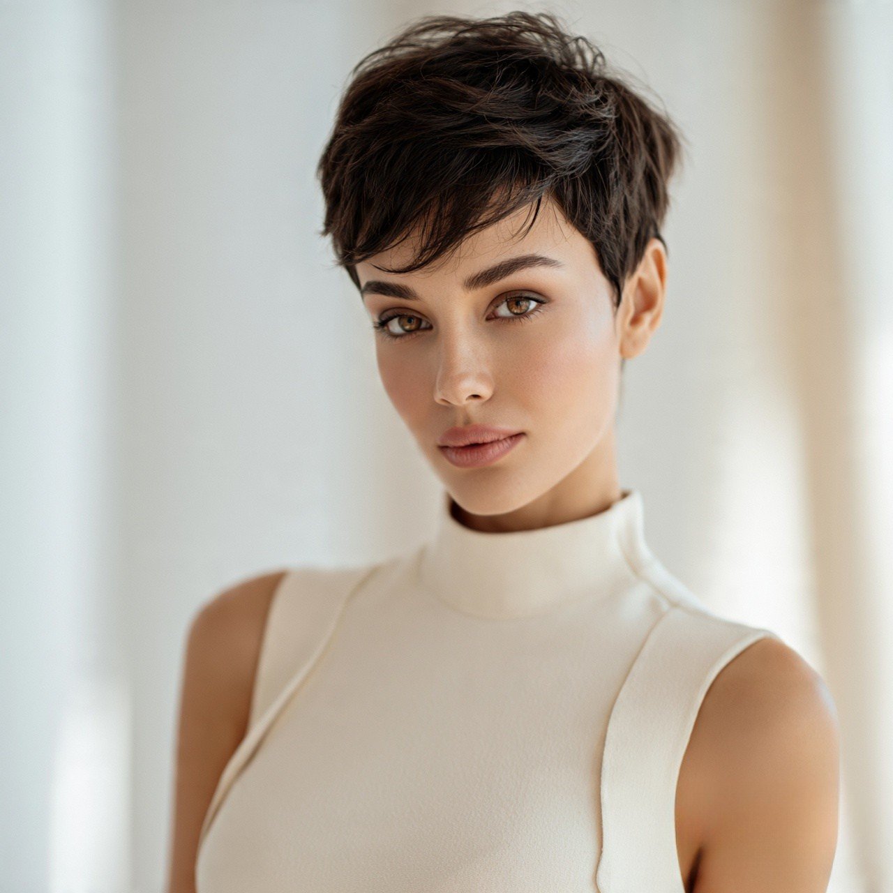 17 Gorgeous Haircut Ideas for Square Face Shapes That Instantly Flatter 7 Soft Pixie with Textured Top Haircut Ideas for Square Face