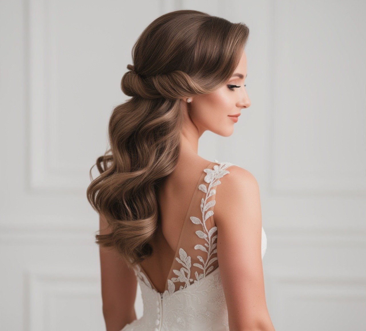 17 Romantic Side Hairstyles Wedding Ideas for an Elegant Bridal Look 18 Soft Wave Side Hairstyles Wedding Timeless Beauty