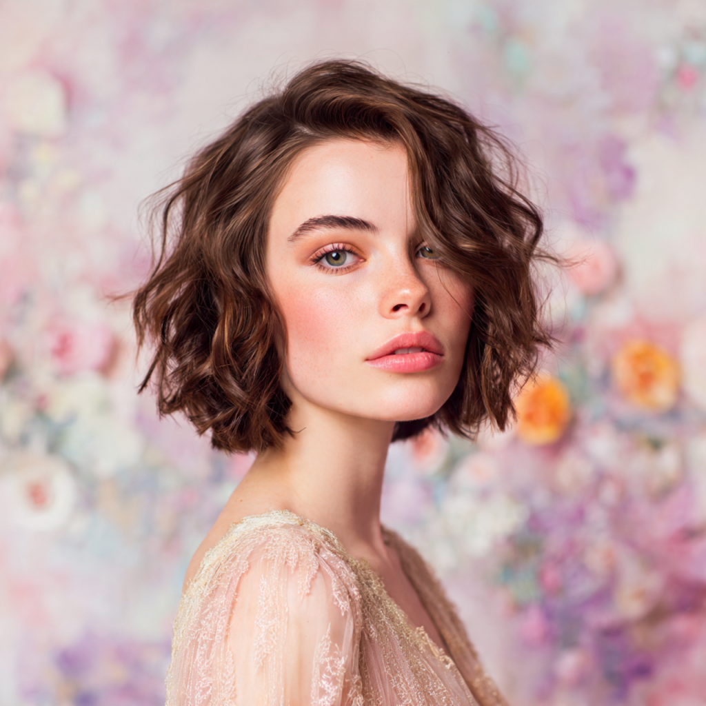 Soft Wavy Bob Hairstyle