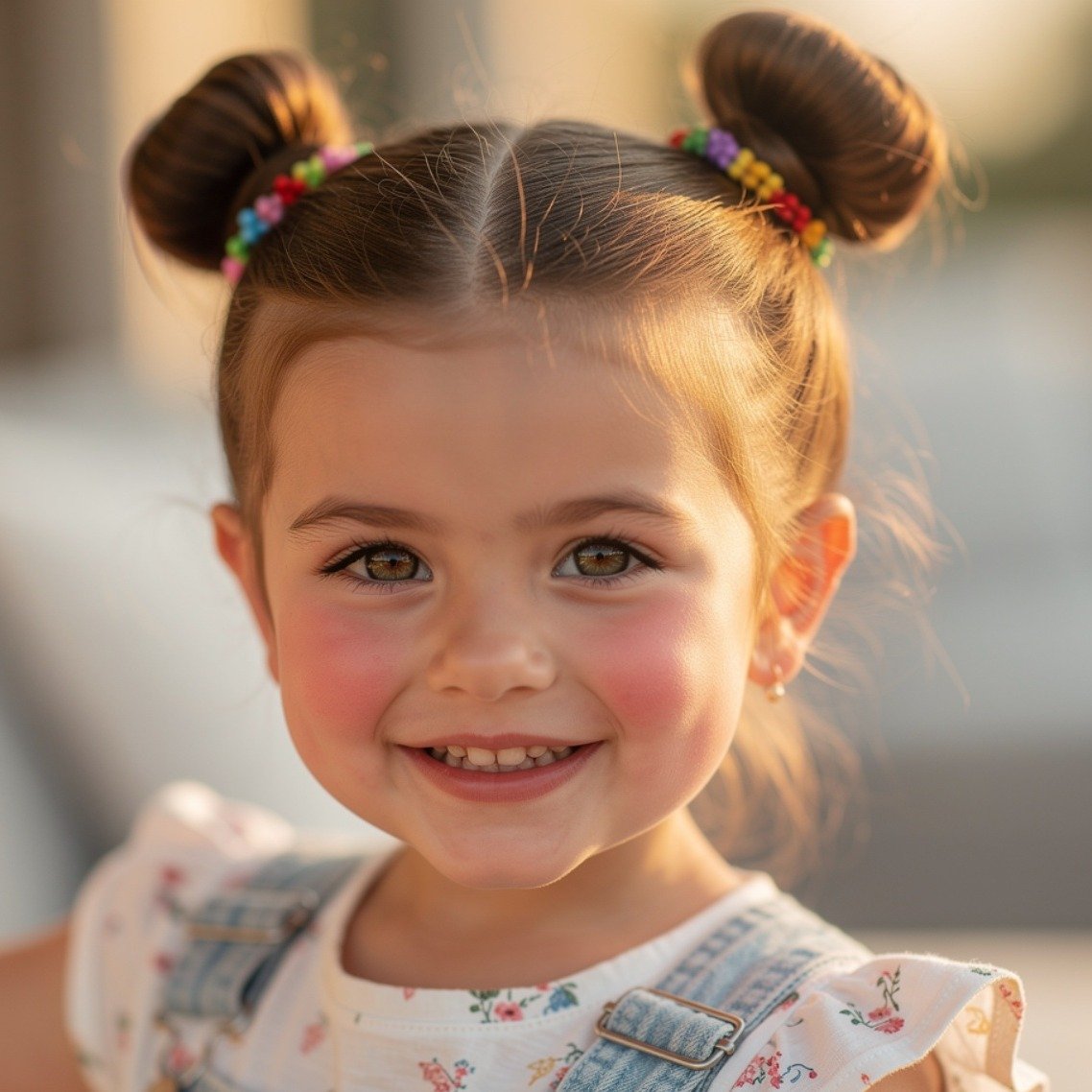 15 Trending Simple Hairstyles for Kids You'll Want to Try Every Day 9 Space Buns 1