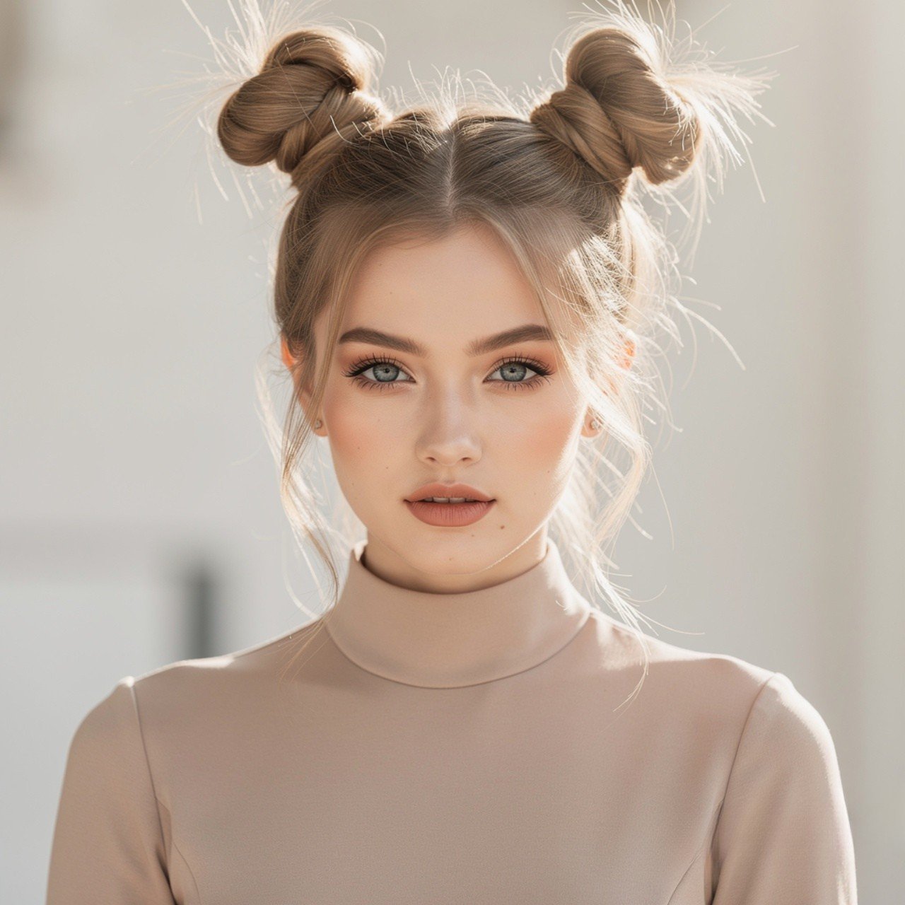 Space Buns Easy Summer Hairstyle