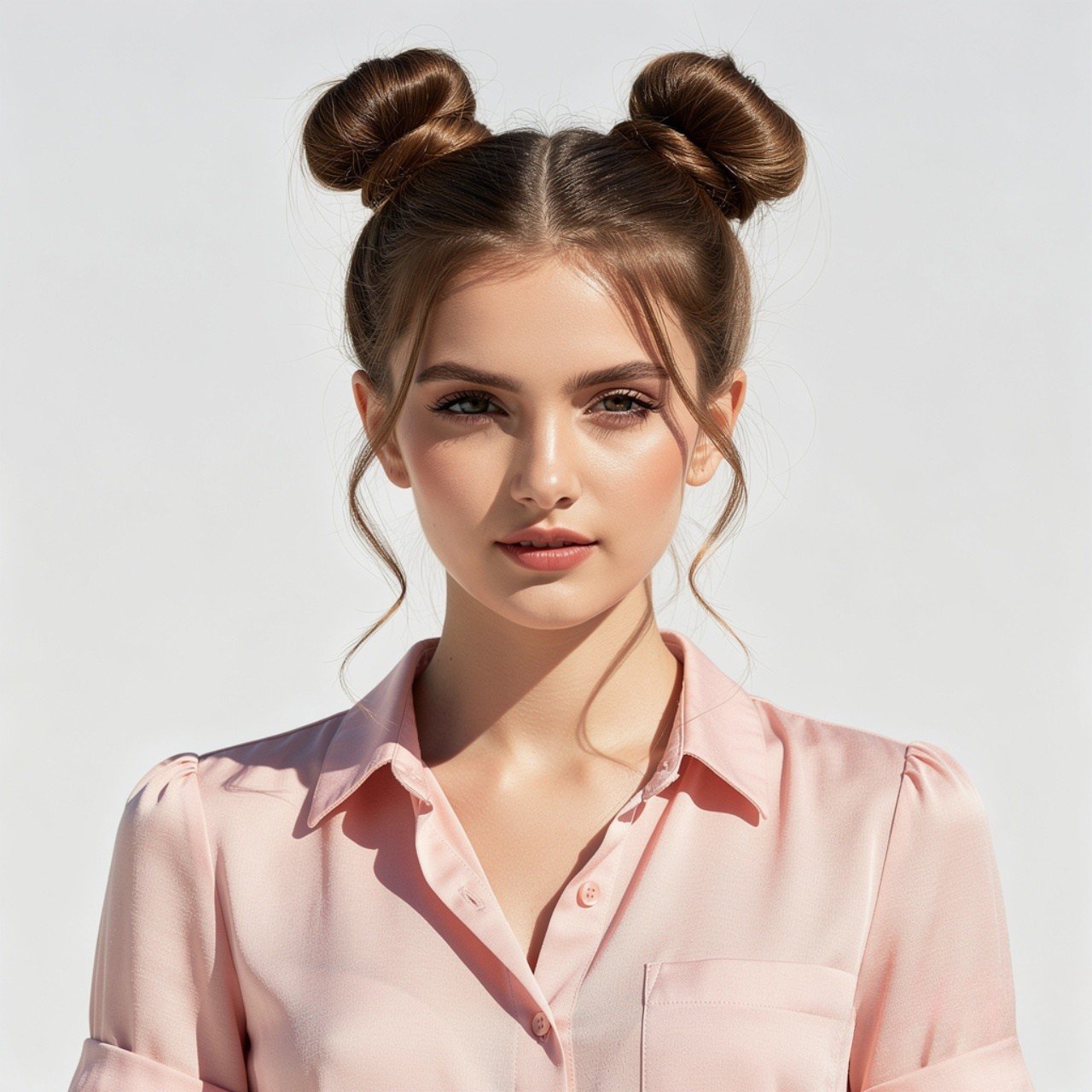 17 Trendy Summer Hairstyles for Long Hair that You’ll Love 12 Space Buns Summer Hairstyles for Long Hair