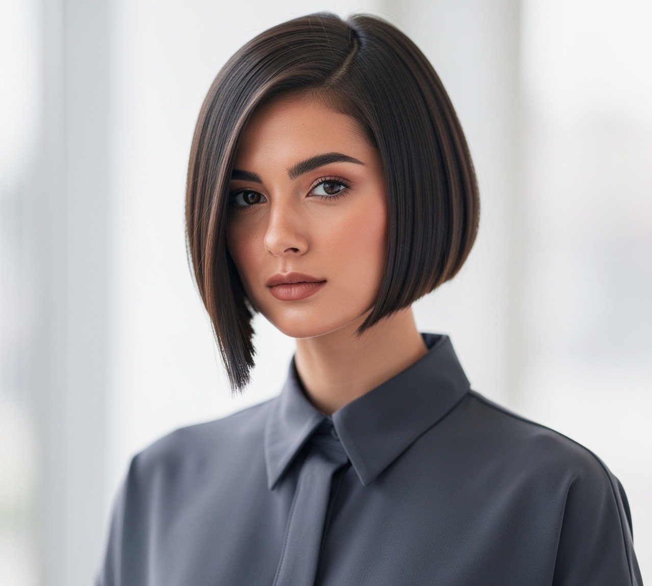 15 Trending Straight Short Hairstyles to Try This Year 12 Straight Asymmetrical Bob Short Hairstyle