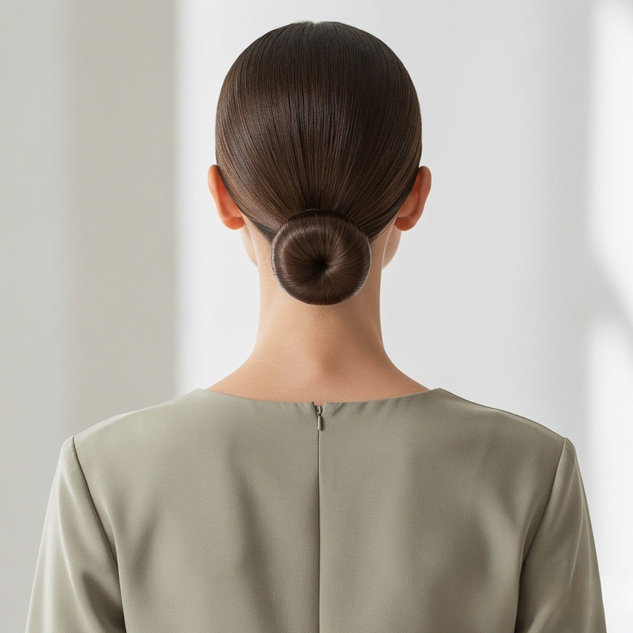 14 Trending Straight Hair Hairstyles You Need to Try 13 Straight Hair Low Sleek Bun
