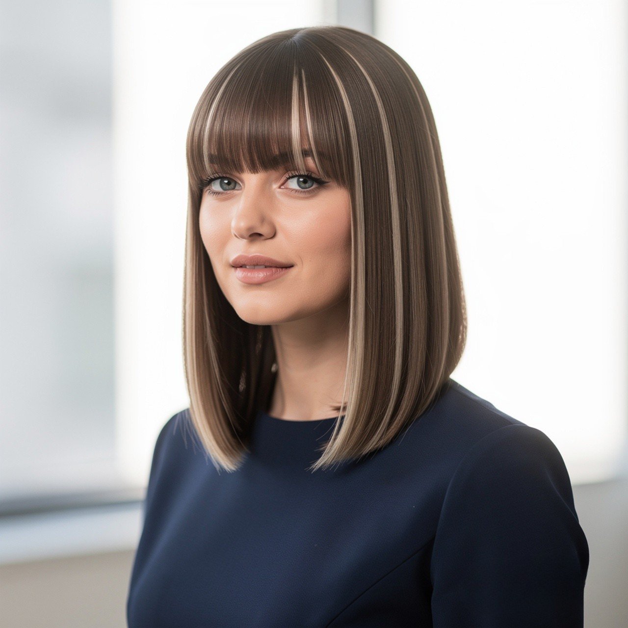 Straight Hair with Invisible Layers