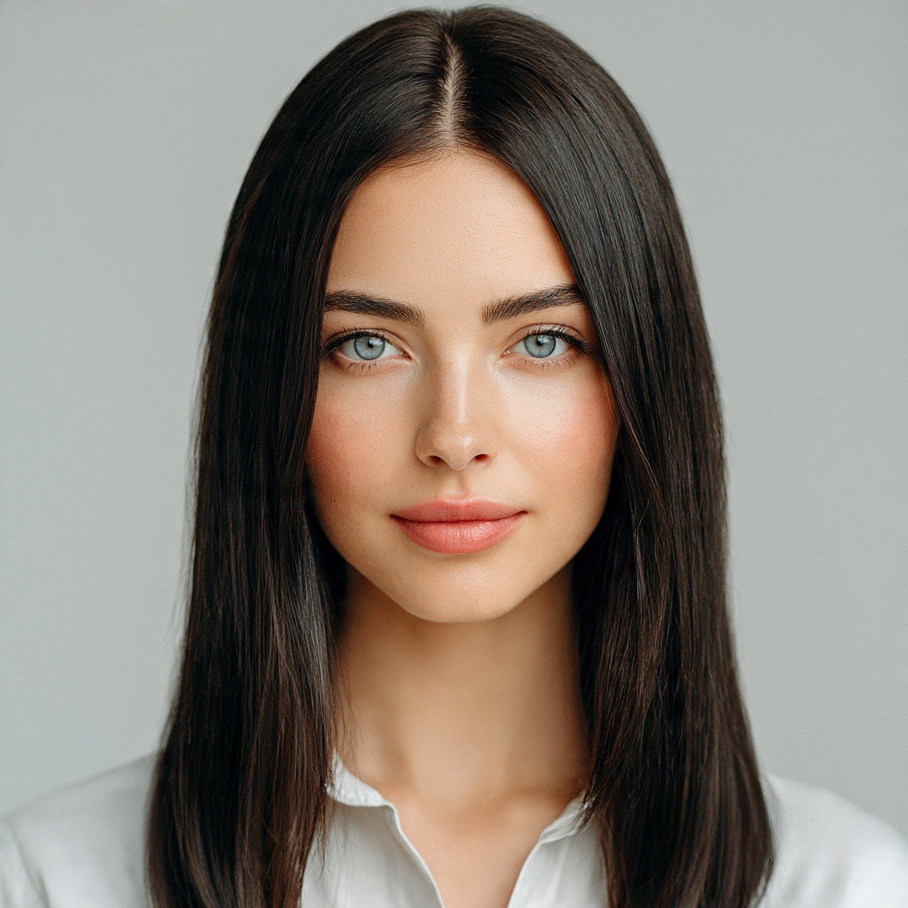 16 Trending Quick and Easy Hairstyles That Save Time and Look Gorgeous 9 Straight Hair with Middle Part Quick and Easy Hairstyle
