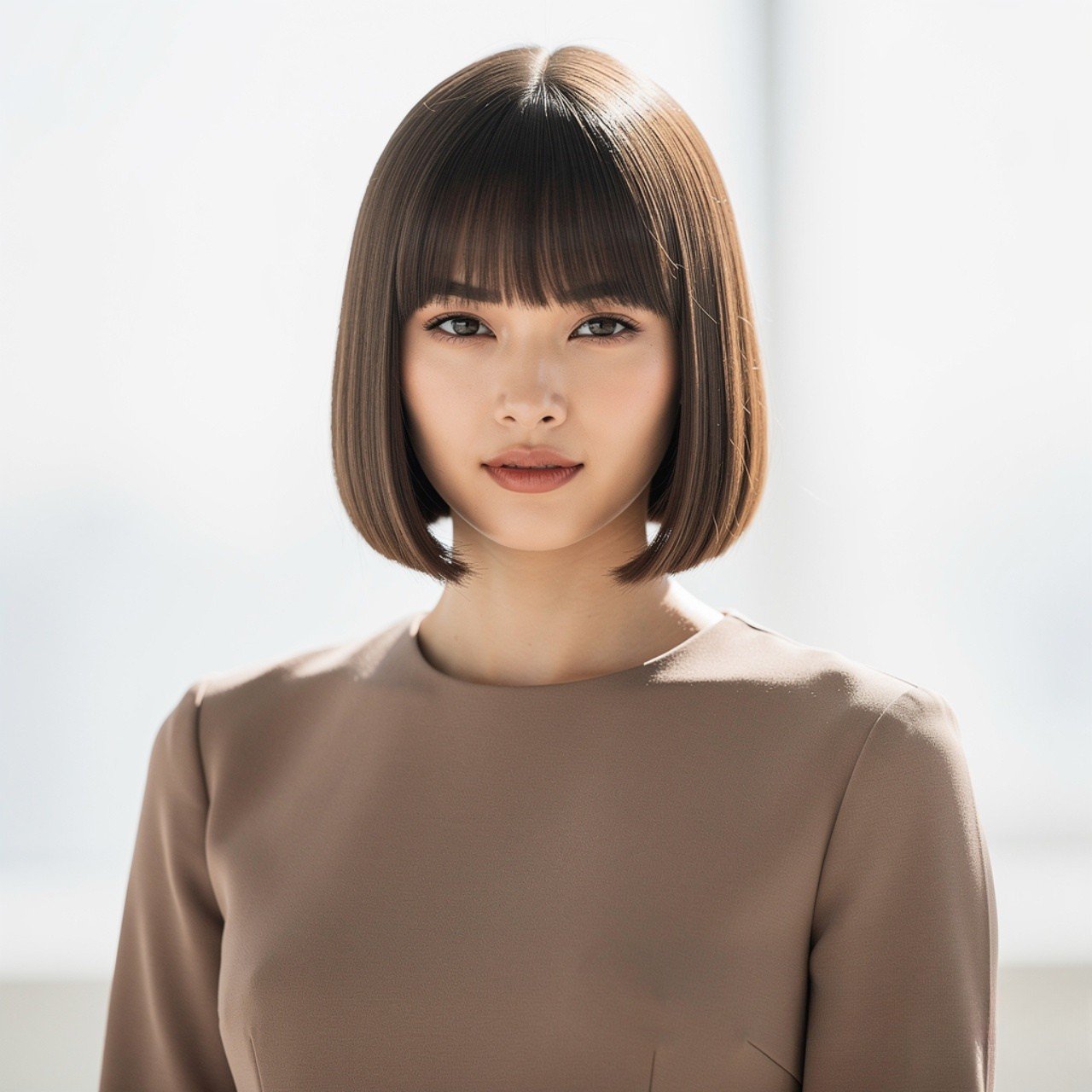 Straight Lob Long Bob Hairstyle