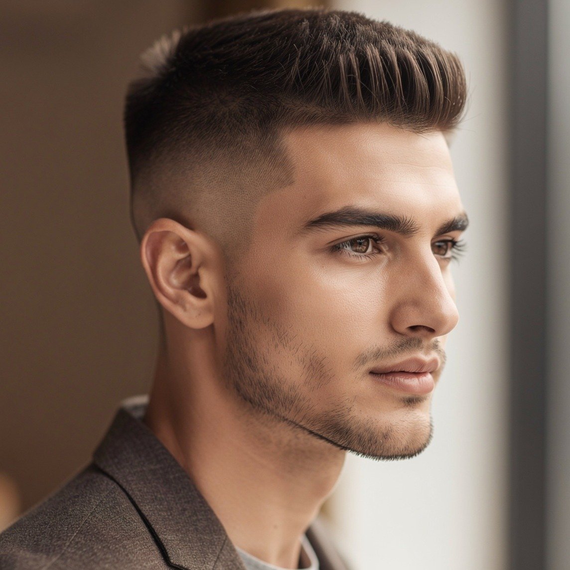 15 Trending Simple Hairstyles for Men That Look Clean and Stylish 8 Taper Fade with Short Top
