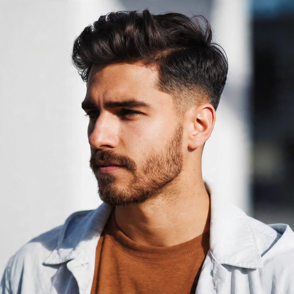 13 Trending Hairstyles for Medium Length Hair Men That Look Effortlessly Cool 2 Textured Crop With Volume For Men