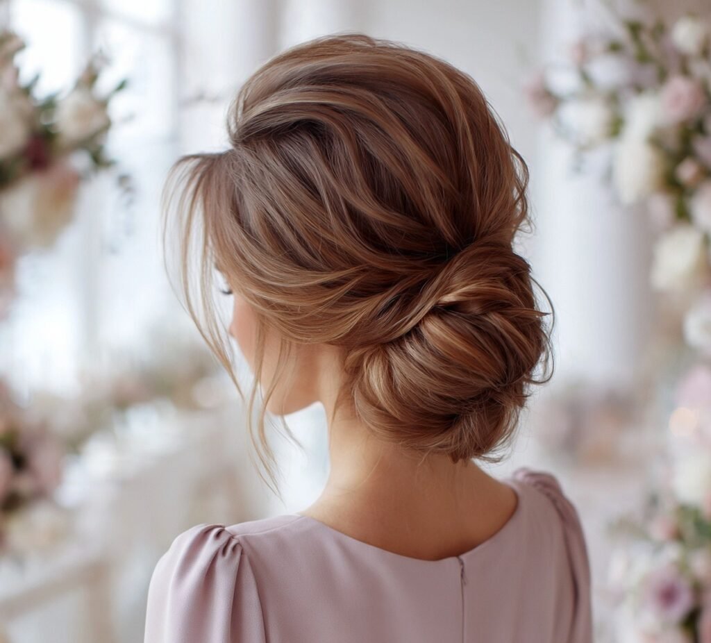 Textured Low Chignon