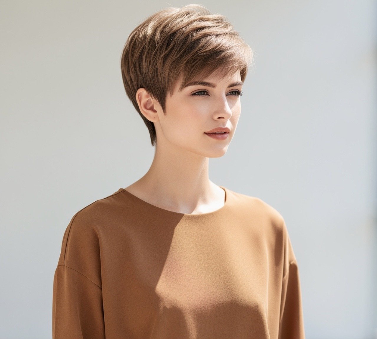 15 Trending Straight Short Hairstyles to Try This Year 3 Textured Pixie Cut Straight Short Hairstyle