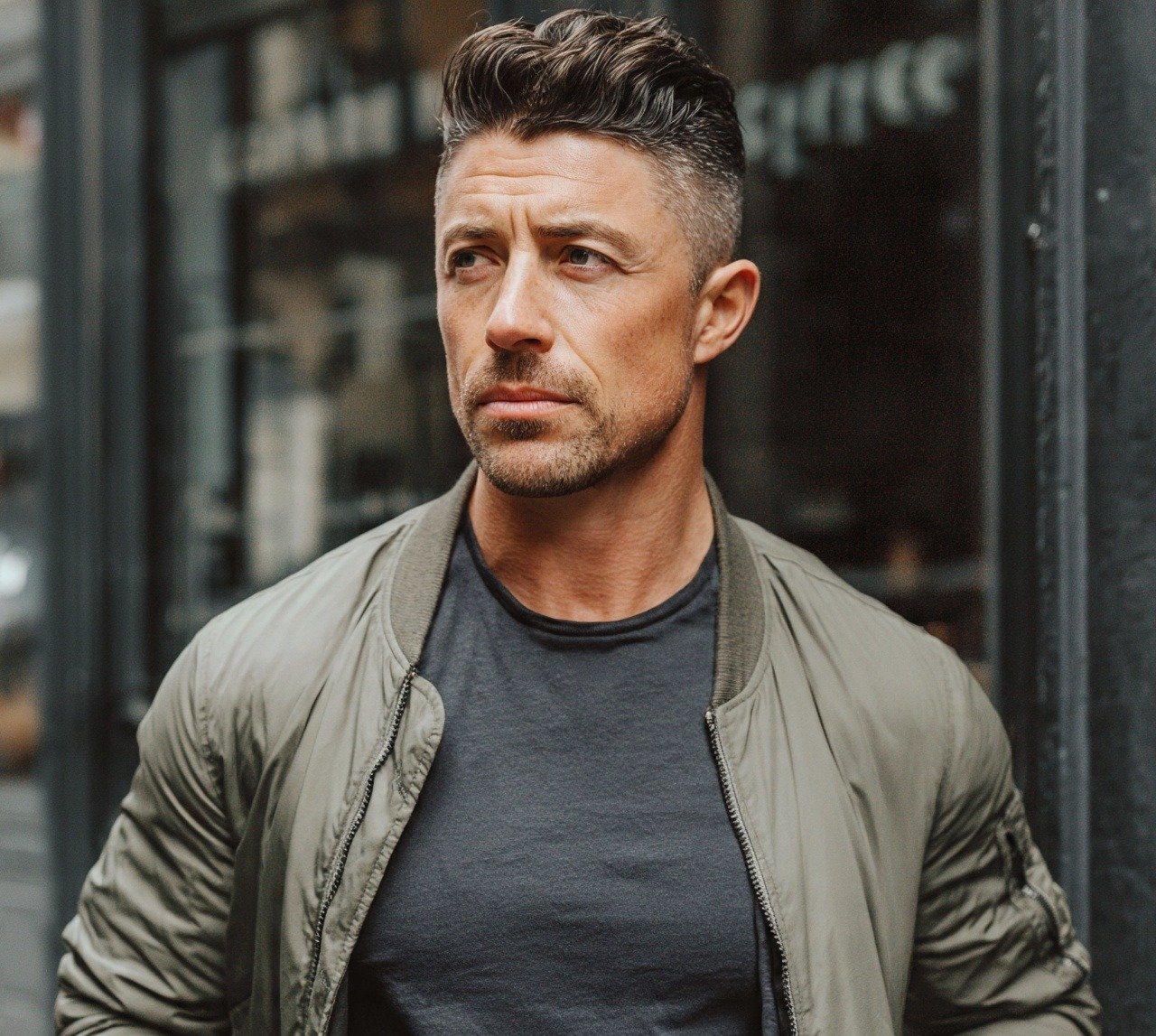 Textured Quiff Haircut For Men