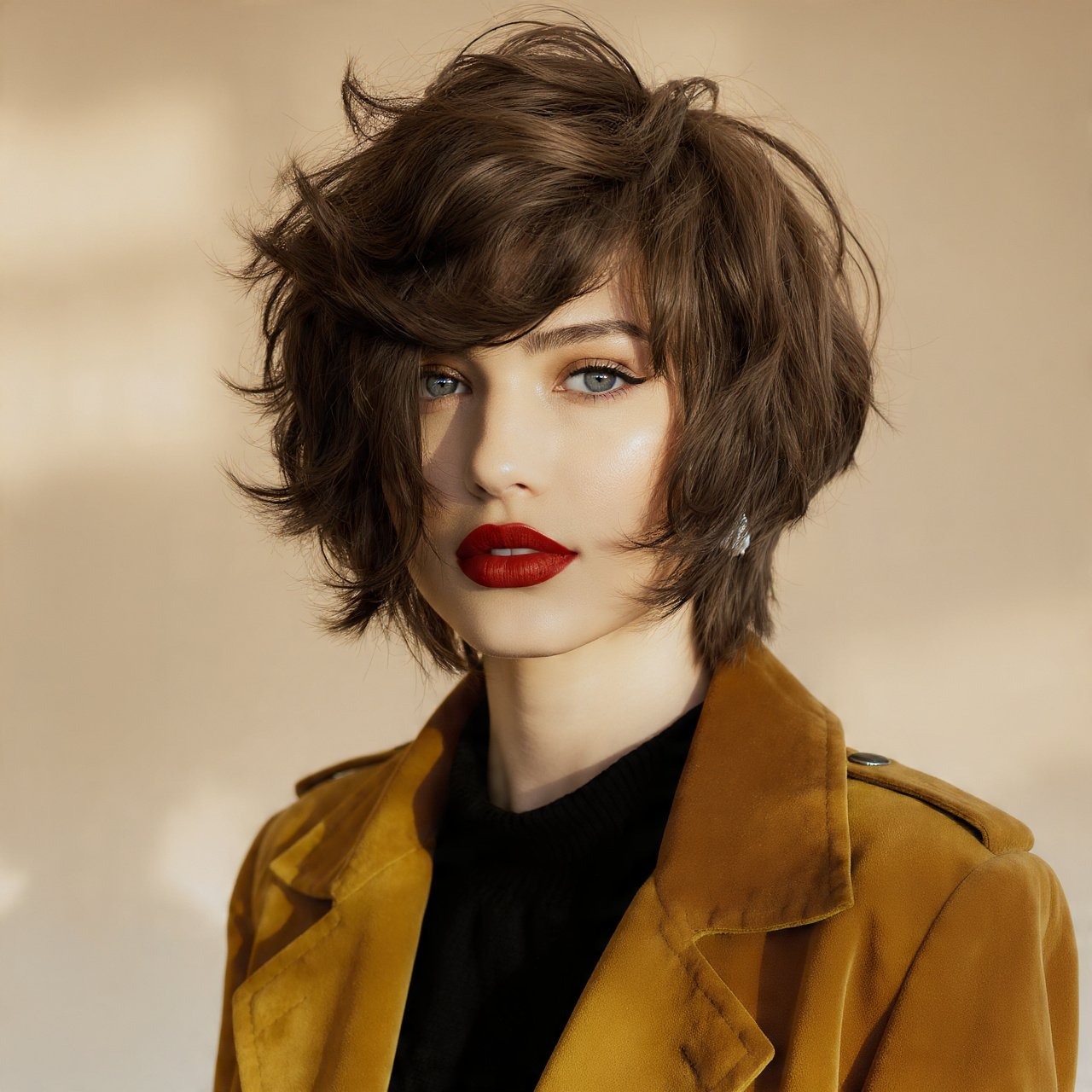Shaggy Bob Hairstyles: 12 Effortlessly Cool Cuts to Try This Season 10 Textured Shaggy Bob with 70s Inspired Layers