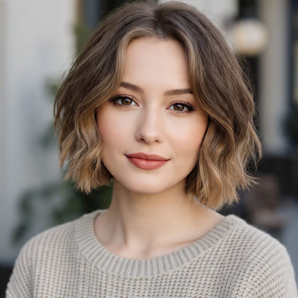 Trending Medium Bob Hairstyles: 15 Gorgeous Ideas Worth Saving on Pinterest 3 Textured Wavy Medium Bob
