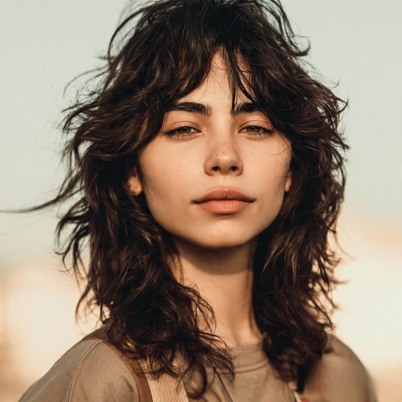 Textured Wolf Cut For Wavy Hairs