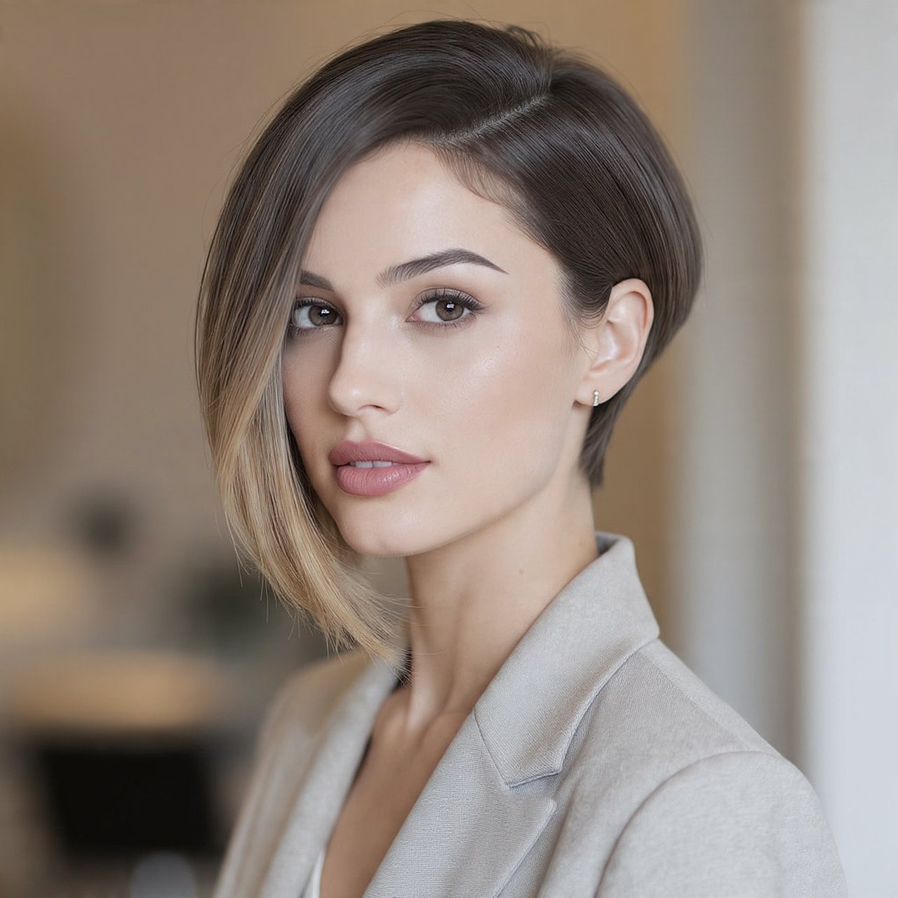 Short Bob Hairstyles: 15 Stunning Ideas for Every Hair Type 6 The Asymmetrical Short Bob