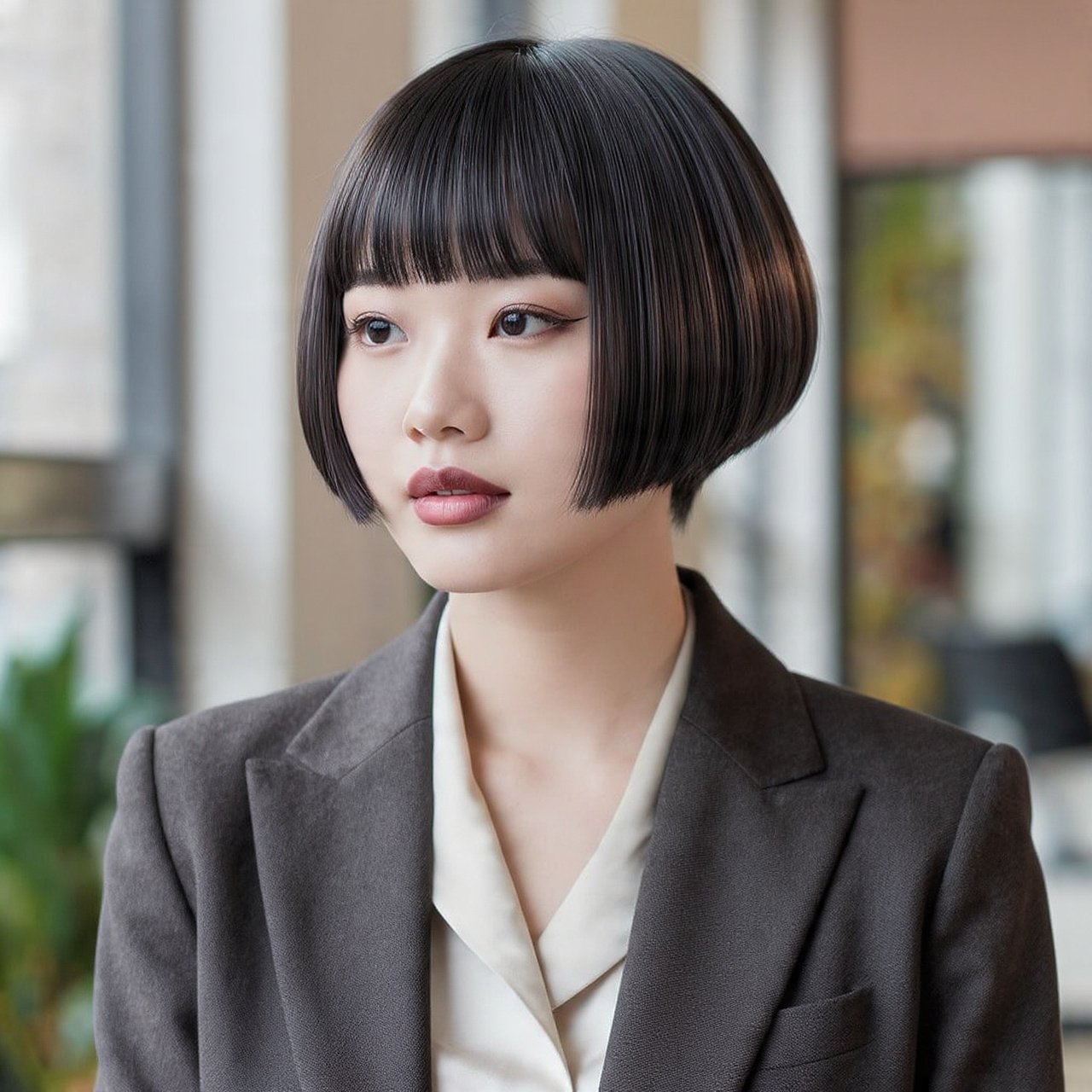 Short Bob Hairstyles: 15 Stunning Ideas for Every Hair Type 3 The Blunt Short Bob
