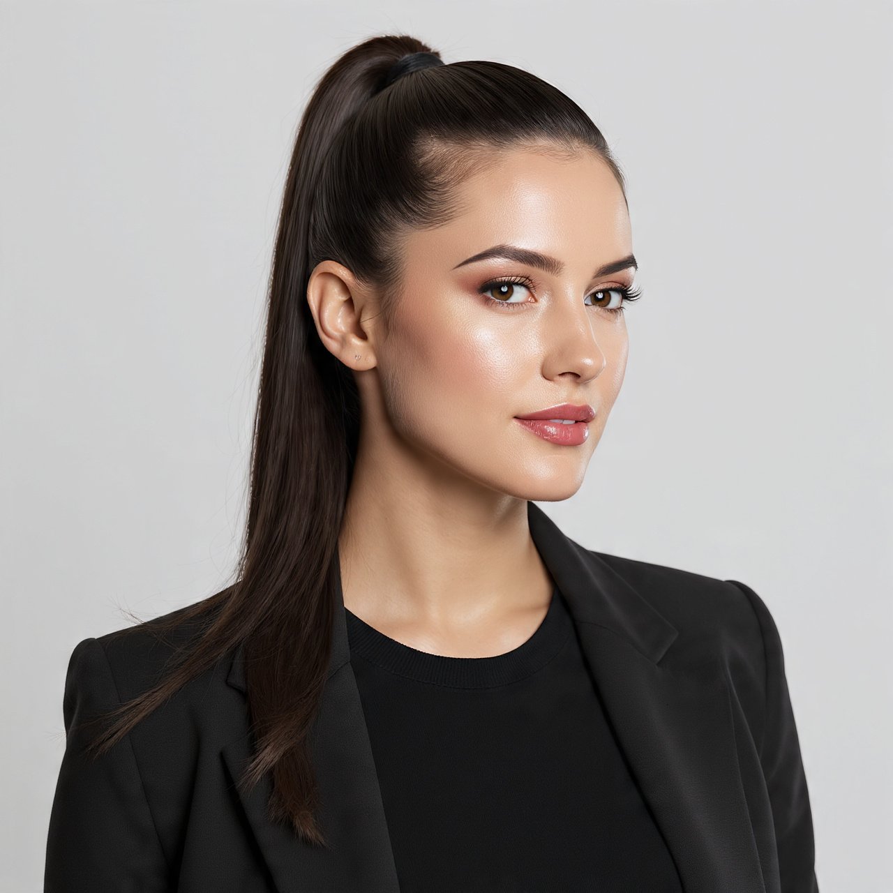 The Classic High Sleek Ponytail Hairstyle