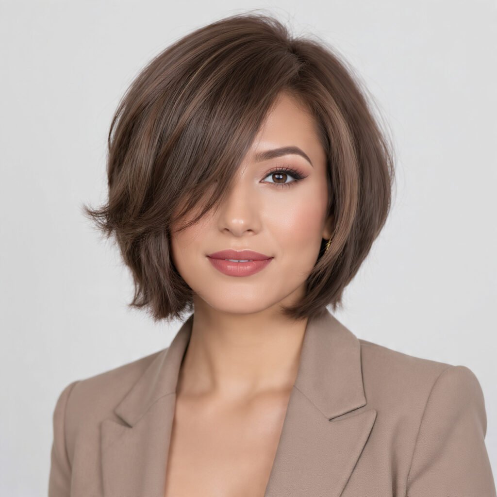 Layered Bob Hairstyles: 13 Gorgeous Ideas for Every Hair Type and Face Shape 12 The Layered Bob for Thick Hair