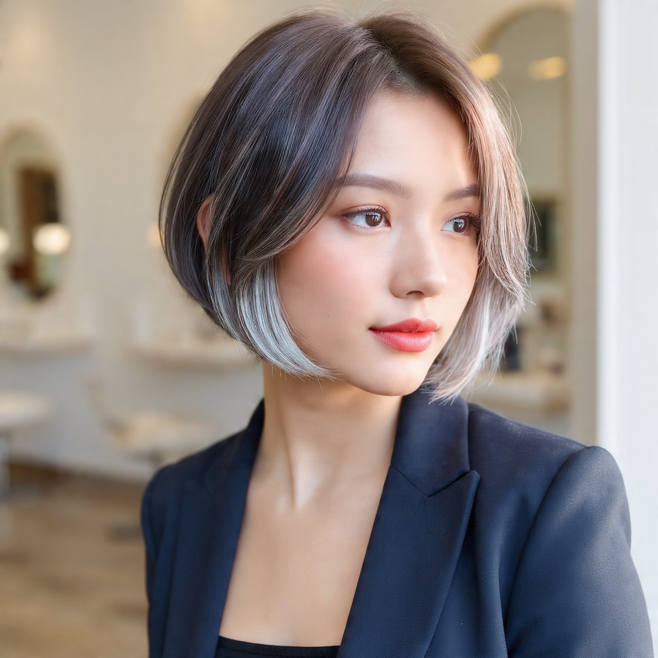 Short Bob Hairstyles: 15 Stunning Ideas for Every Hair Type 15 The Short Bob with Money Piece Highlights