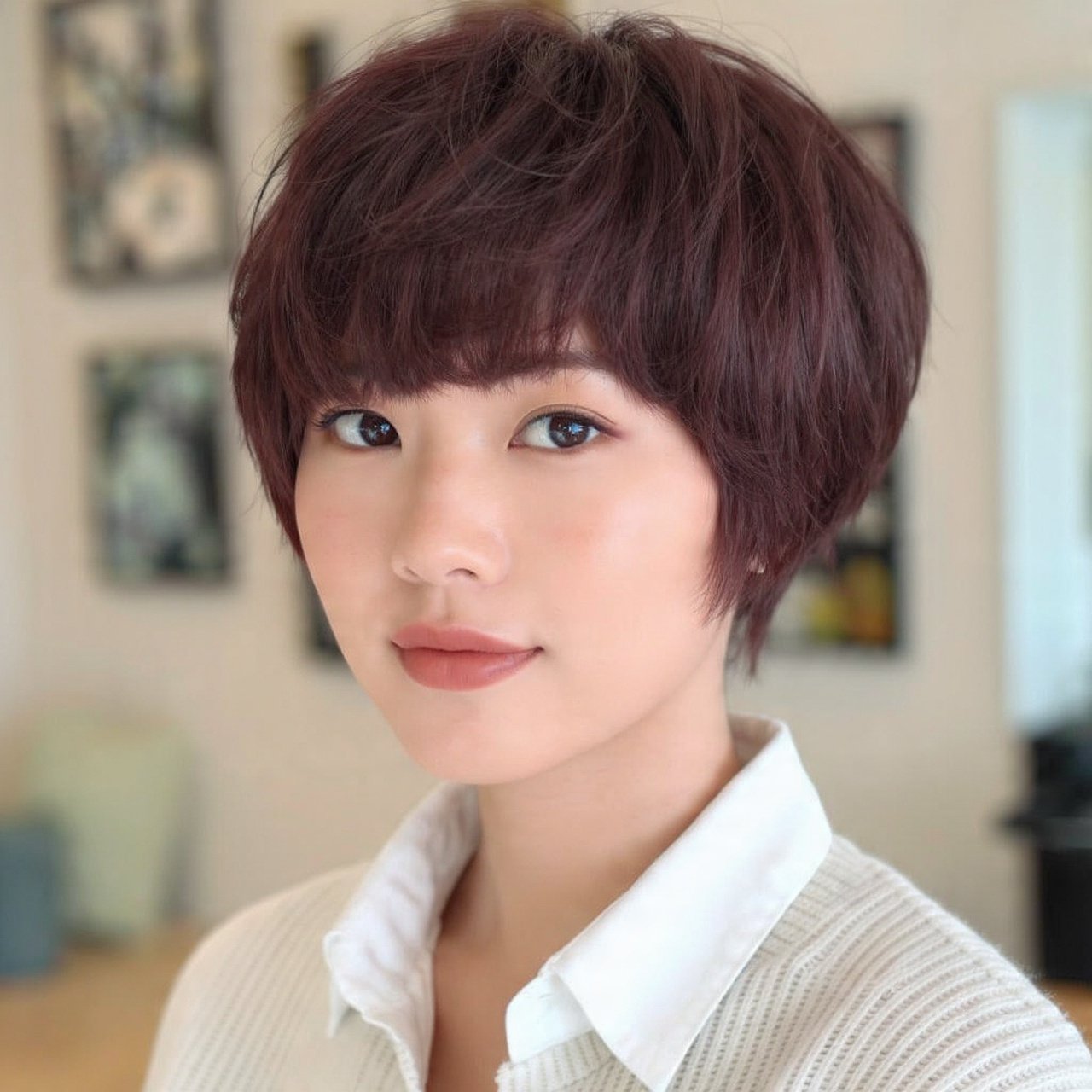 Short Bob Hairstyles: 15 Stunning Ideas for Every Hair Type 11 The Short Bob with Wispy Bangs