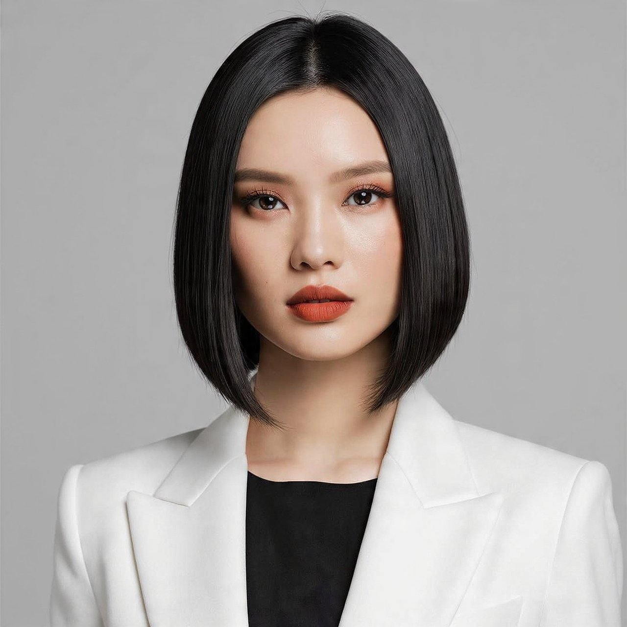 The Sleek Center Parted Lob